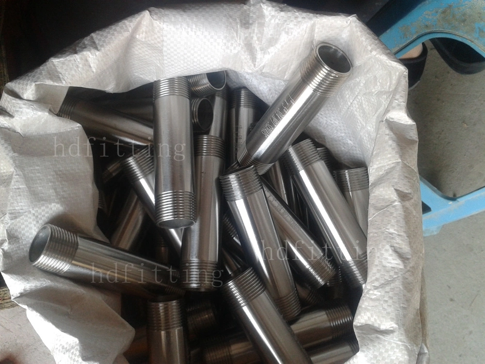 Sch40 Sch80 Welded or Seamless Short Long Black Steel Nipple